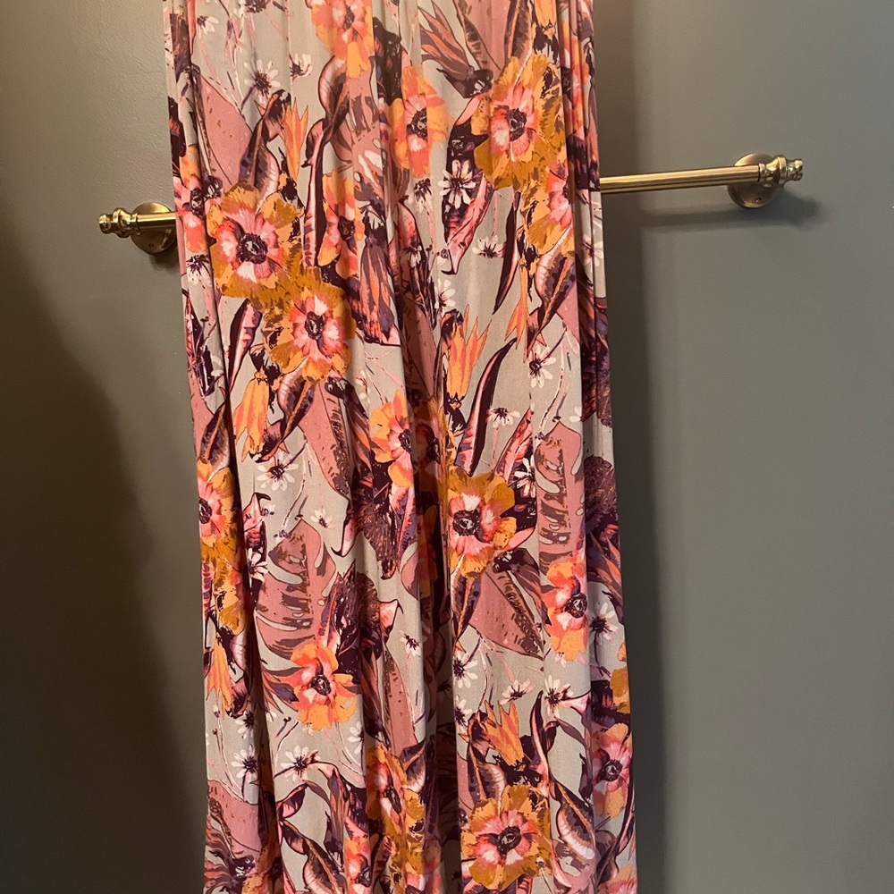 Free People Beautiful Coordinating Print Pants - Picture 4 of 5